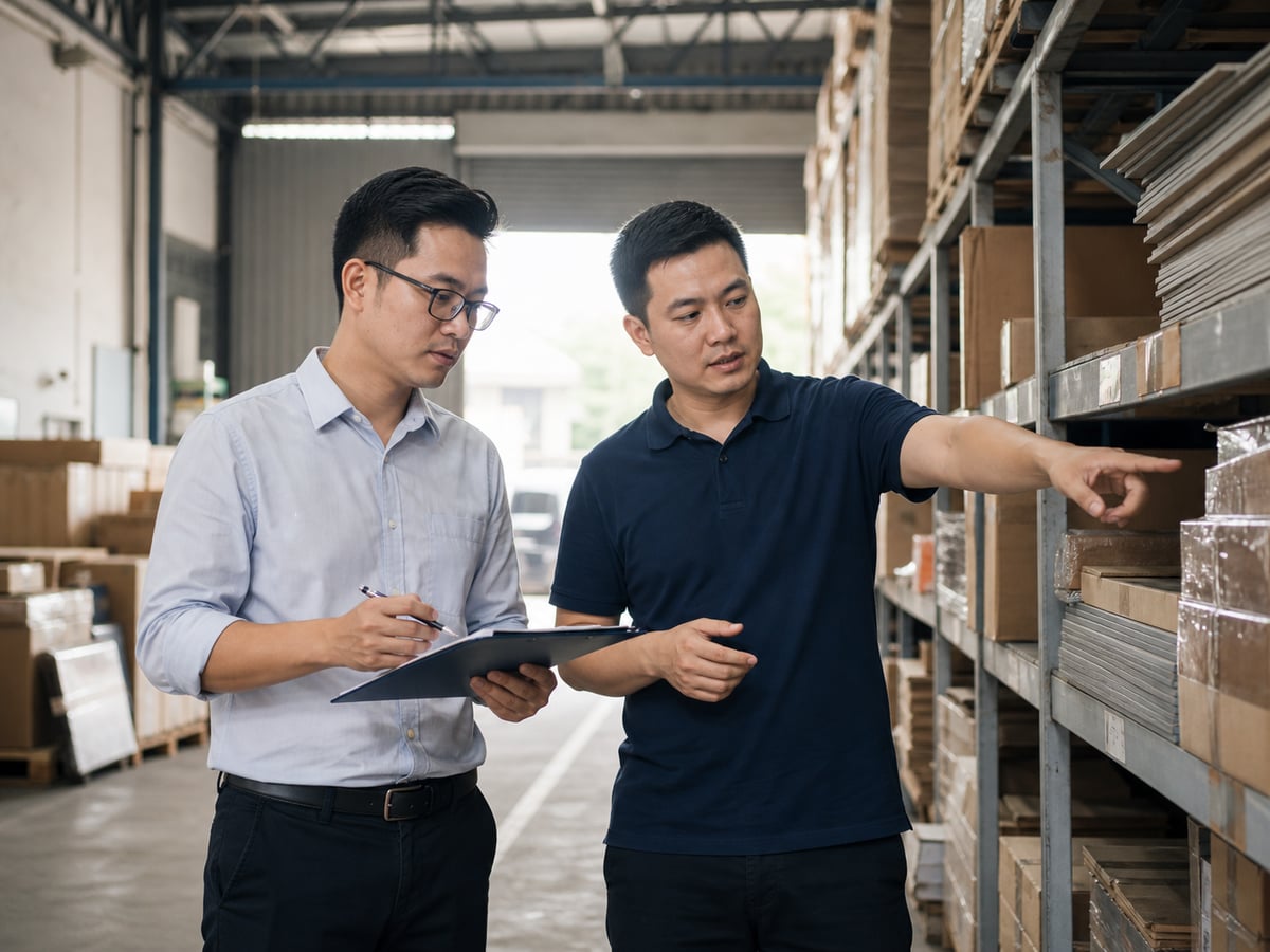 Contextual local sourcing search by a Klang business team