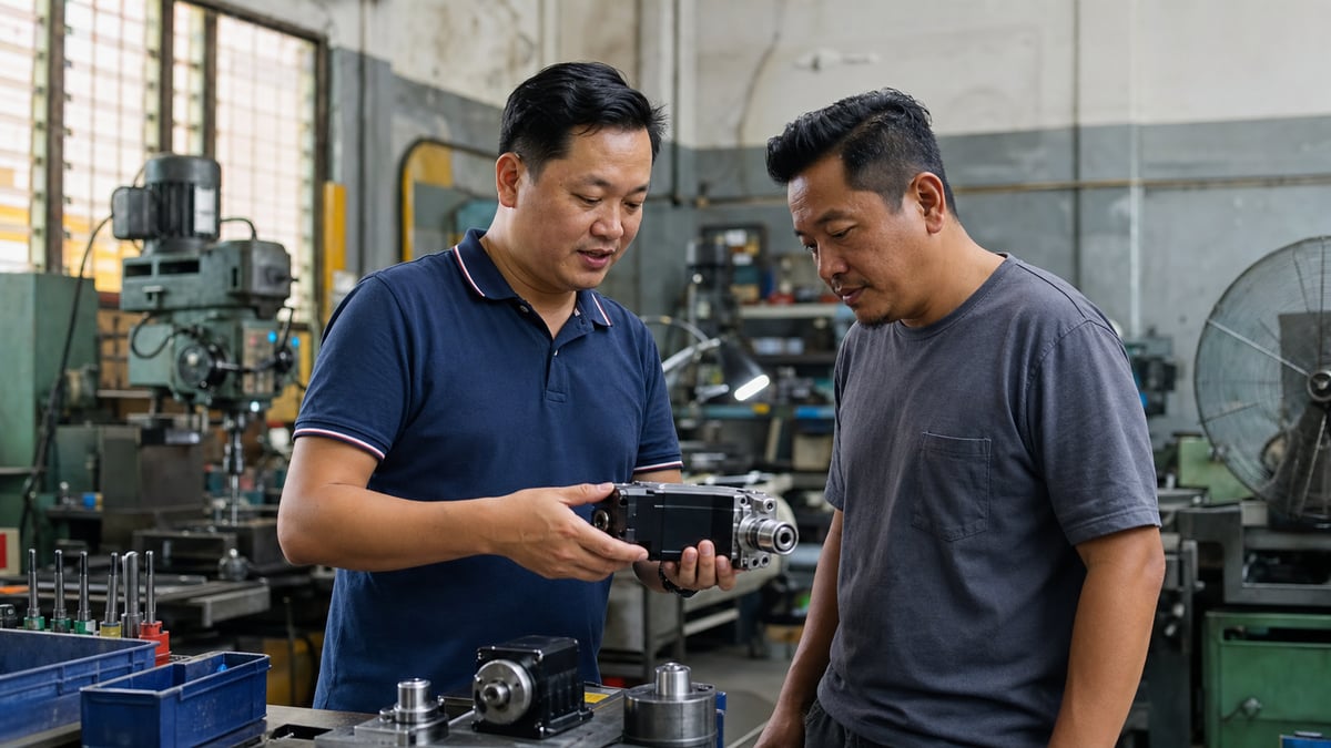 Contextual sample visual for a machinery-support member deal
