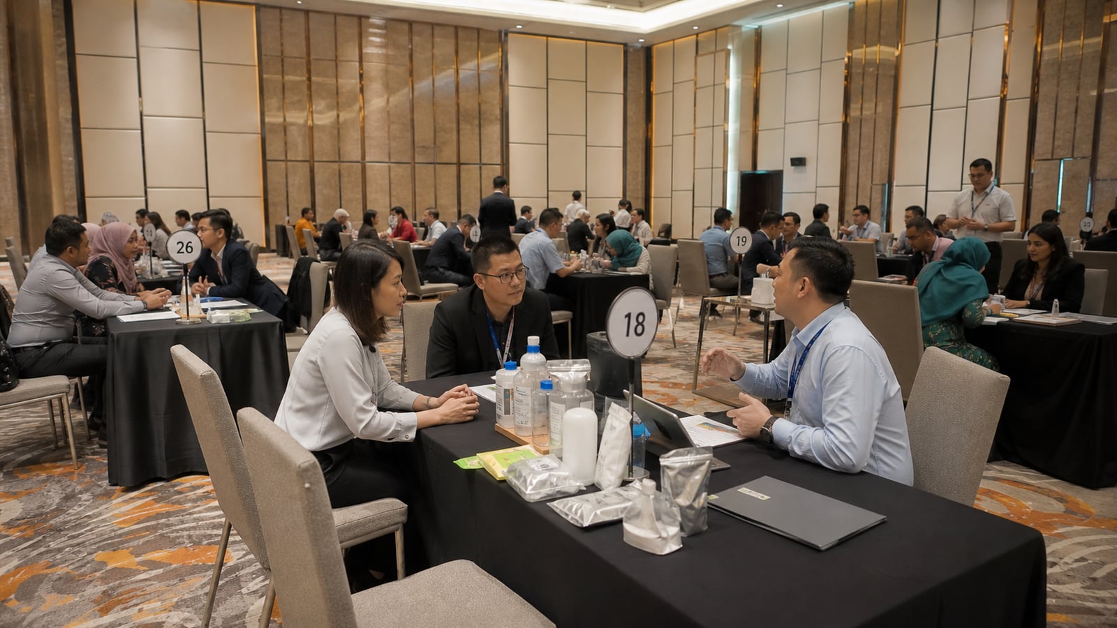 Contextual corporate buyer matching session in Shah Alam