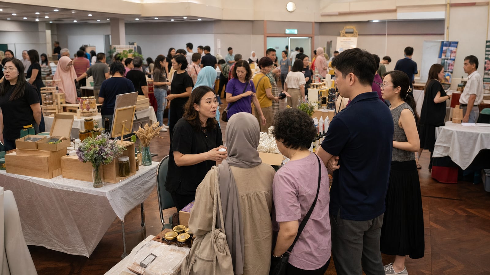 Contextual Selangor SME exhibition scene